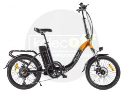 Электровелосипед Volteco Flex Черно-оранжевый